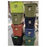 (8) Various Storage Totes