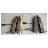 Pair of Wooden Clamps