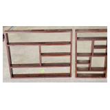 3 Wooden Shelves/Decor