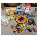 Raggedy Ann Bank, Tops, Hot Wheels & More