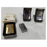 (4) Zippo Lighters