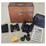 Meade & Tasco Binoculars with Cases