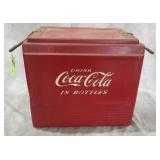 Vintage Coca Cola Metal Cooler