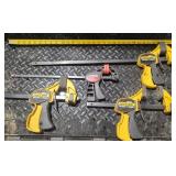 (4) Various Size Quick Clamps