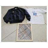 Vintage Delco TShirt, UAW Jacket & Mirror