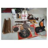 Various Saw Blades, Wood Plane etc