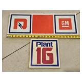 GM/Delco Signs/Plant 16 Signs