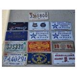 Various Novelty Plates & 2000s License Plates