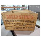 Vintage Wooden Whisky Crate