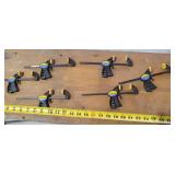 (6) Quick Grip Micro Bar Clamps