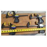 (4) Quick Grip 6' Mini Bar Clamps