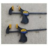 (2) 12' Quick Grip Bar Clamps