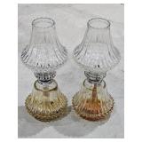 Pair of Vintage Kerosene Lamps