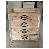 (4) Dana Wooden Boxes/Shipping Stabilizers