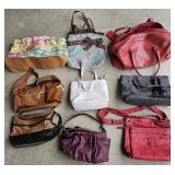 (9) Various Hand Bags / Purses with Bella Tote