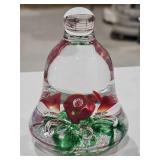 2011 Joe Rice Glass Bell Paperweight