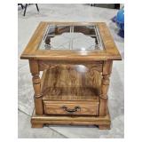 Oak End Table