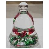 2011 Joe Rice Glass Bell Paperweight