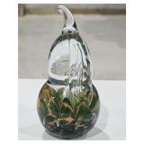 Pearl Glass Paperweight