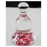Joe St Clair Glass Bell Paperweight