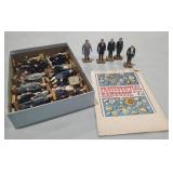 Various President Figures and Book