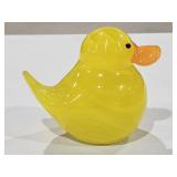 Prestige Glass Duck Paperweight