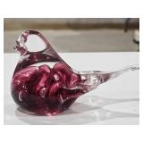 Joe Rice Glass Bird Paperweight