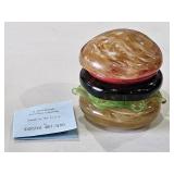 2003 Prestige Art Glass Hamburger