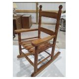 Wooden Children's Rocking Chair