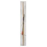 Unstrung York FJ56 30 Wooden Long Bow with Arrow