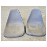 (2) Plastic Bucket Seats