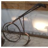 Vintage Walk Behind Garden Plow