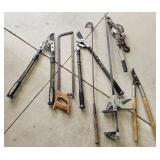 Hand Saw & Other Various Tools