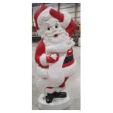 43' Tall Plastic Blow Mold Santa Claus