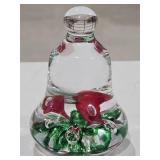 2008 Joe Rice Glass Bell Paperweight