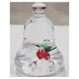 2008 Joe Rice Glass Bell Paperweight