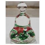 2007 Joe Rice Glass Bell Paperweight