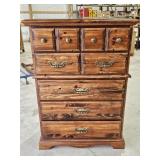 Five Drawer Wooden Dresser