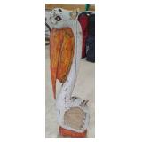 Vintage Wooden Pelican