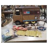 Vintage Big Jim Sports Camper w/ Accessories