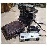 Polaroid and Kodak Cameras