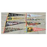 Vintage Travel Souvenir Pennants