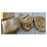 Vintage Leather Saddle Bags