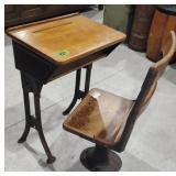 Vintage Kids School Desk