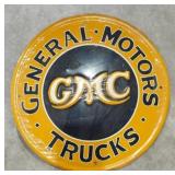 General Motors GMC Metal Sign