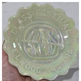 Joe St Clair Elwood Glass Festival Glass Plate