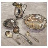 Silver Bowls/Ladles & More