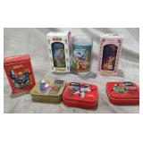 Vintage Disney Glasses and Tins
