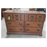 (7) Drawer Wooden Dresser w/ Mirror
