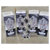 4 Godinger Silver Art Co Silver Plated Photo Trees